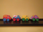 kids toys mini Tonka trucks set of 4