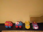 kids toys mini Tonka trucks set of 4