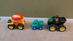 kids toys, toy trucks and cars, 4 for $10