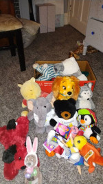 Stuffed animals (29 all together)