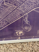 Nursery decor art-vintage airplane blueprints and airplane decor