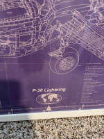 Nursery decor art-vintage airplane blueprints and airplane decor