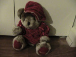 Vintage Godiva Brown Bear Shakespere Red Outfit-10" Tall
