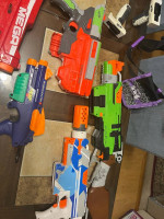 NERF COLLECTION & other foam dart guns- Read details