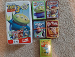 Kids card games set, includes 5 games in a tin box