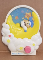 Fisher Price Teddy Beddy Bear Crib Music Box #1402