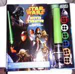 Star Wars Movie Theater Storybook+Light Saber Projector Light Up Toy