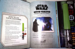 Star Wars Movie Theater Storybook+Light Saber Projector Light Up Toy