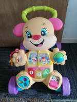 Learning table and leaning push toy