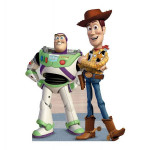 Brand New Cardboard Buzz & Woody Life Size Cardboard Cutout Standup Di