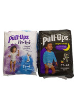 Pull Ups Boys Diapers 3T to 4T New Leaf Frozen and Nighttime Toy Story
