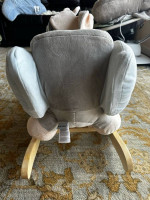 Plush toy donkey rocker