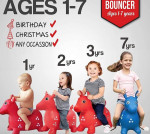TOYSOPOLY INFLATABLE DEER BOUNCER SEAT