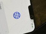 Iphone 13 pro max 250gb cracked front screen