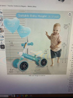 New. Not assembled. Maydolly Baby Balance Bike For Toddler 10-24 month