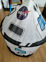 Kids Spaceship Rocket Pop Up Play Tent + Bag Fun Pretend Toy NASA USA