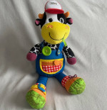 Lamaze Learning Curve Learn To Dress Cow Plush Stuffed Preschool Toy