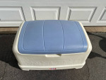 Little Tikes Blue Lid Toybox Toy Box Vintage