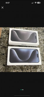 iPhone 15 pro max 256gb sealed unlocked each