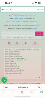 iPhone 15 pro max 256gb sealed unlocked each