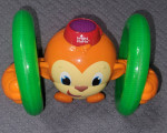 Bright Starts Roll and Glow Monkey Crawling Baby Toy