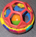 Caterpillar Rattle Baby Ball Toy