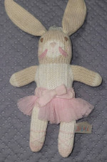 Zubels Hand Knit Ballet Bunny Baby/Child Toy
