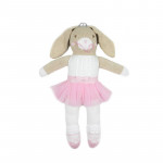 Zubels Hand Knit Ballet Bunny Baby/Child Toy