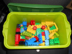Near Complete Duplo Blocks Container Set