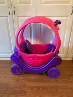 Pink Disney Princess Carriage Lids Ride On Toy Car