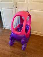Pink Disney Princess Carriage Lids Ride On Toy Car