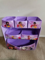 Tinkerbell multi-bin toy organizer
