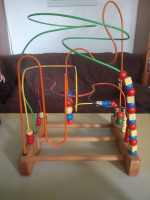 Large bead maze toy