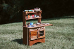 Palumba/Palümba - Wooden Hearth Play Kitchen, Cherry