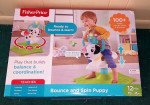 Fisher Price Bounce/Spin Dog/Puppy Ride Toy NEW/SEALED