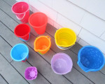 Beach pail lot