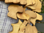 lot of 26 wooden animal figures
