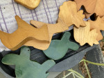 lot of 26 wooden animal figures