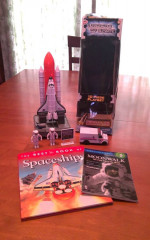 Space Shuttle Toy and Books