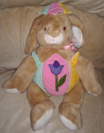 (3) EASTER BUNNIES -- Toy Stuffed Animals Rabbits