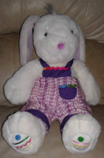 (3) EASTER BUNNIES -- Toy Stuffed Animals Rabbits