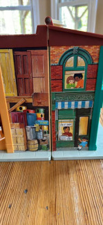 Vintage Fisher-Price Sesame Street Playhouse toy