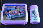 Disney books, stuffed animals, lunchbox set