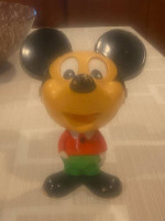 Vintage 1976 Mattel Talking Mickey Mouse Pull String Chatter Chum - Works