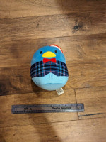 Squishmallows Sanrio plaid pattern squad plush toy - Tuxedo Sam, 8"