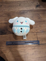 Squishmallows Sanrio plaid pattern squad plush toy - Cinnamoroll, 6.5"