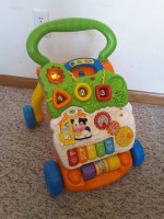 Push toy - vtech - green & white
