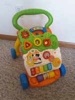 Push toy - vtech - green & white