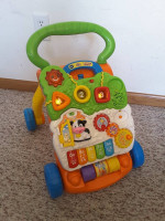 Push toy - vtech - green & white