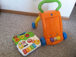Push toy - vtech - green & white
